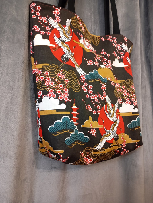 Tote bag imprimé Asiatique